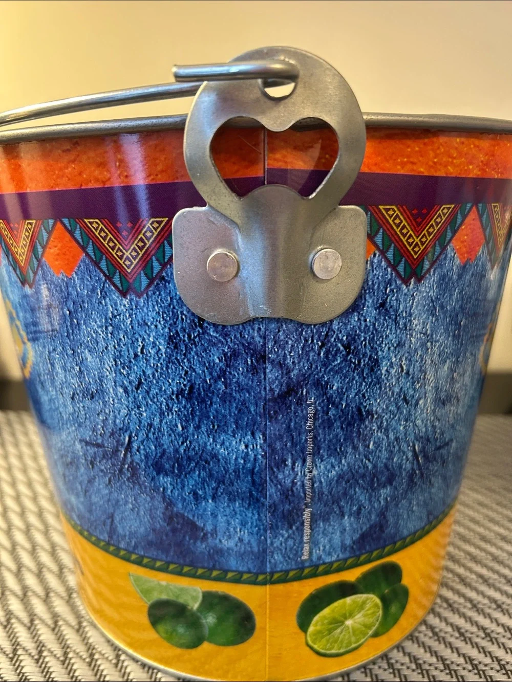 Brand New Corona Branded Beverage Bucket in “Corona De Mayo” Theme